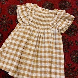 Zara gingham button-back girl’s dress
